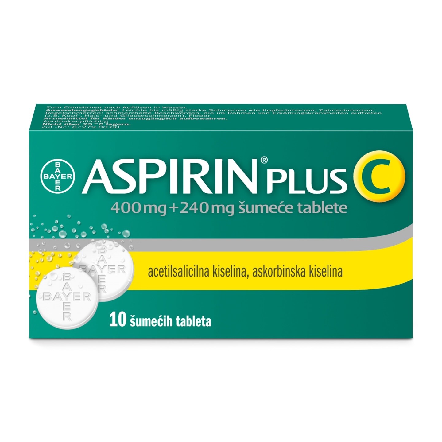 Aspirin® Plus C ambalaza